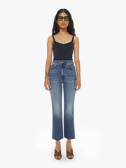 Mother Denim PETITES The Lil Hustler Ankle Fray