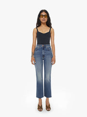 Mother Denim PETITES The Lil Hustler Ankle Fray