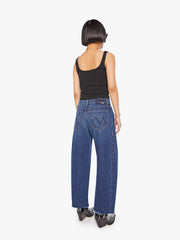 Mother Denim PETITES The Lil Mid Rise Full Pipe Flood Fray