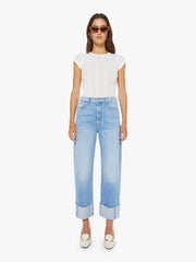 Mother Denim The Half-Pipe Ankle Cuff Fray