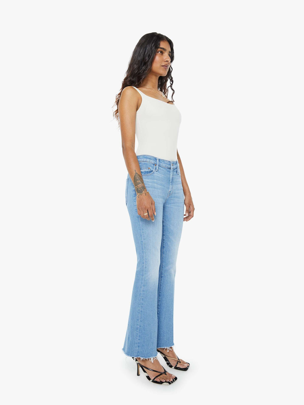 Mother Denim PETITES The Lil Weekender Fray