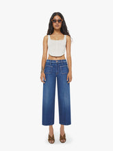 Mother Denim PETITES The Lil Patch Pocket Mid Rise Maven Ankle