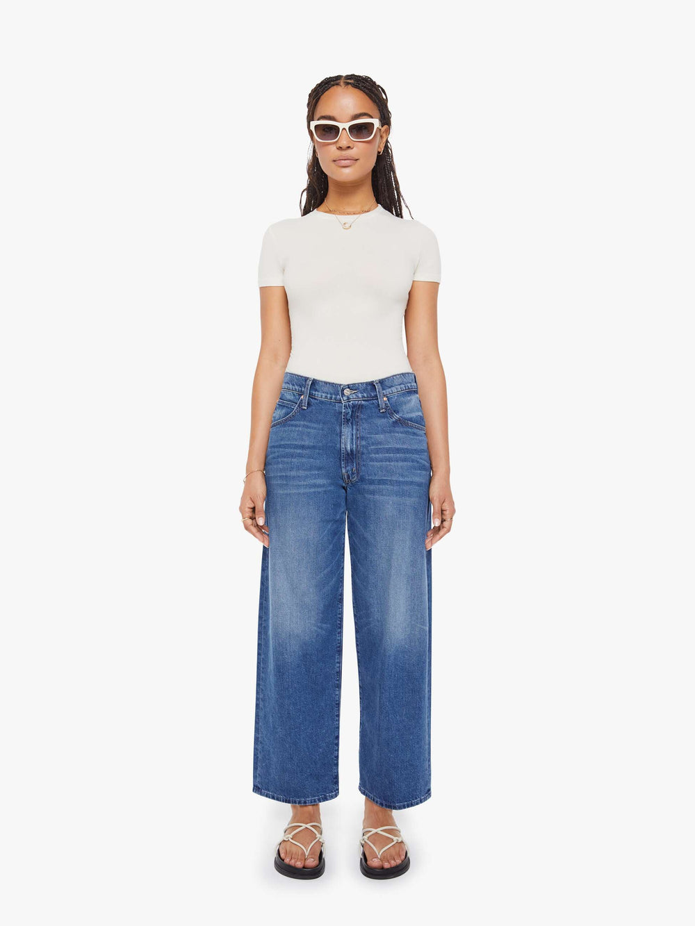 Mother Denim PETITES The Lil Delinquent Nerdy