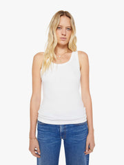 Mother Denim SPRWMN Rib Fitted Scooped Tank