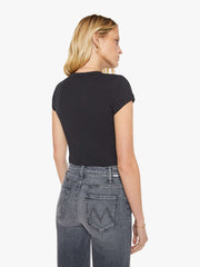 Mother Denim The Itty Bitty Ringer Crop