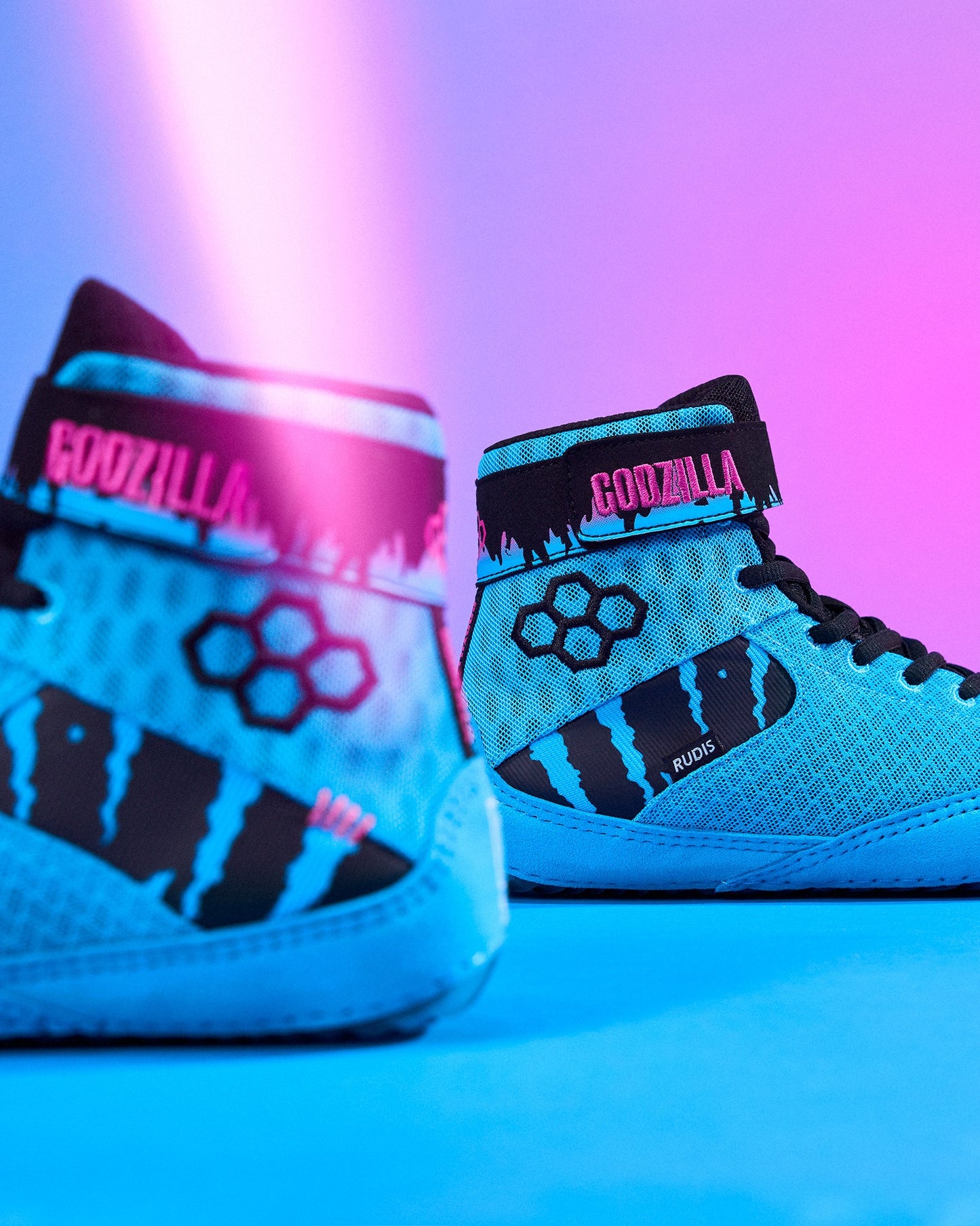 RUDIS Godzilla Samurai Speed Youth Wrestling Shoes - Godzilla