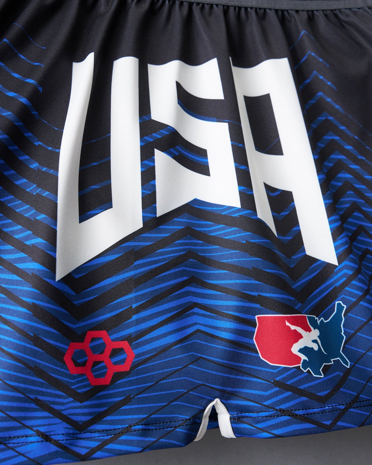RUDIS USA Wrestling Girl's Sublimated Shorts - Unleash Your Spirit