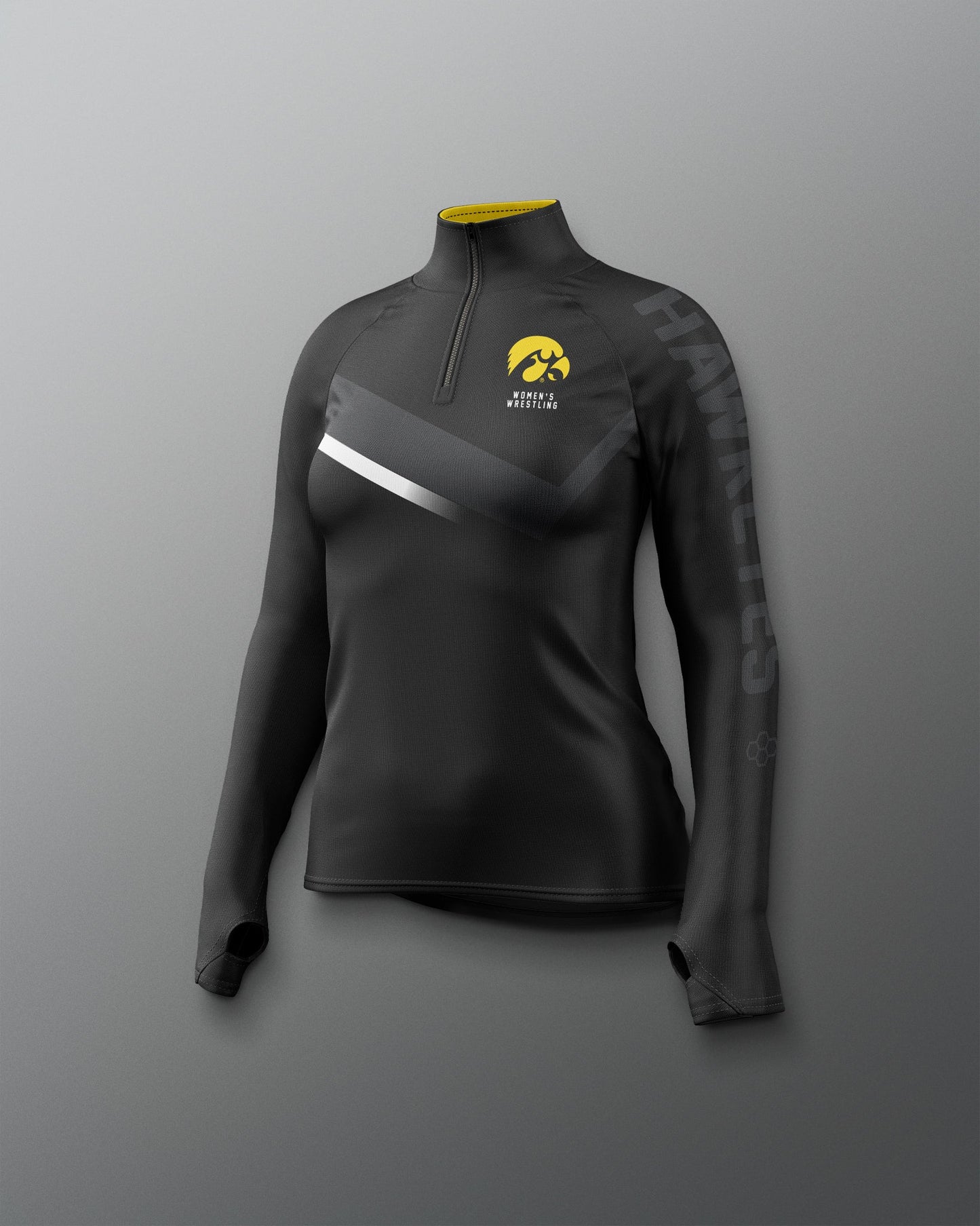 RUDIS Iowa Wrestling Sublimated Women's Elite 1/4 Zip