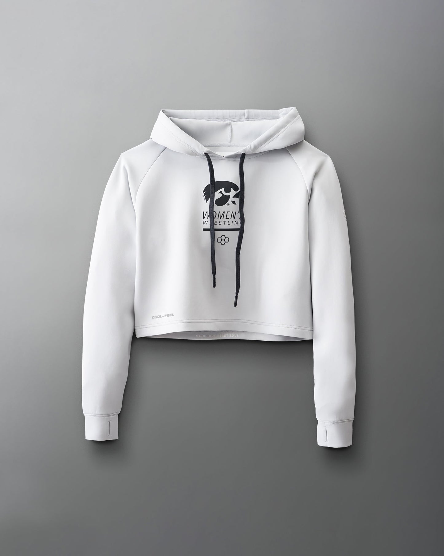 RUDIS RUDIS IOWA COOL-FEEL Women's Crop Hoodie - Embrace Your Next Challenge