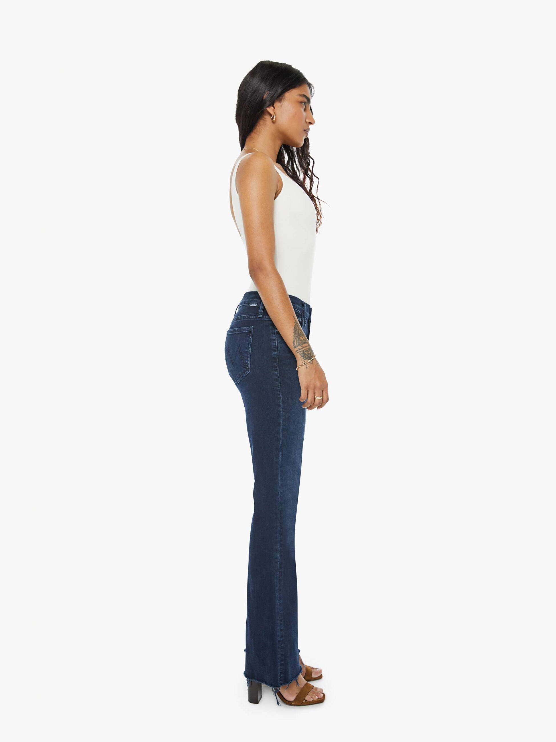Mother Denim PETITES The Lil Weekender Fray