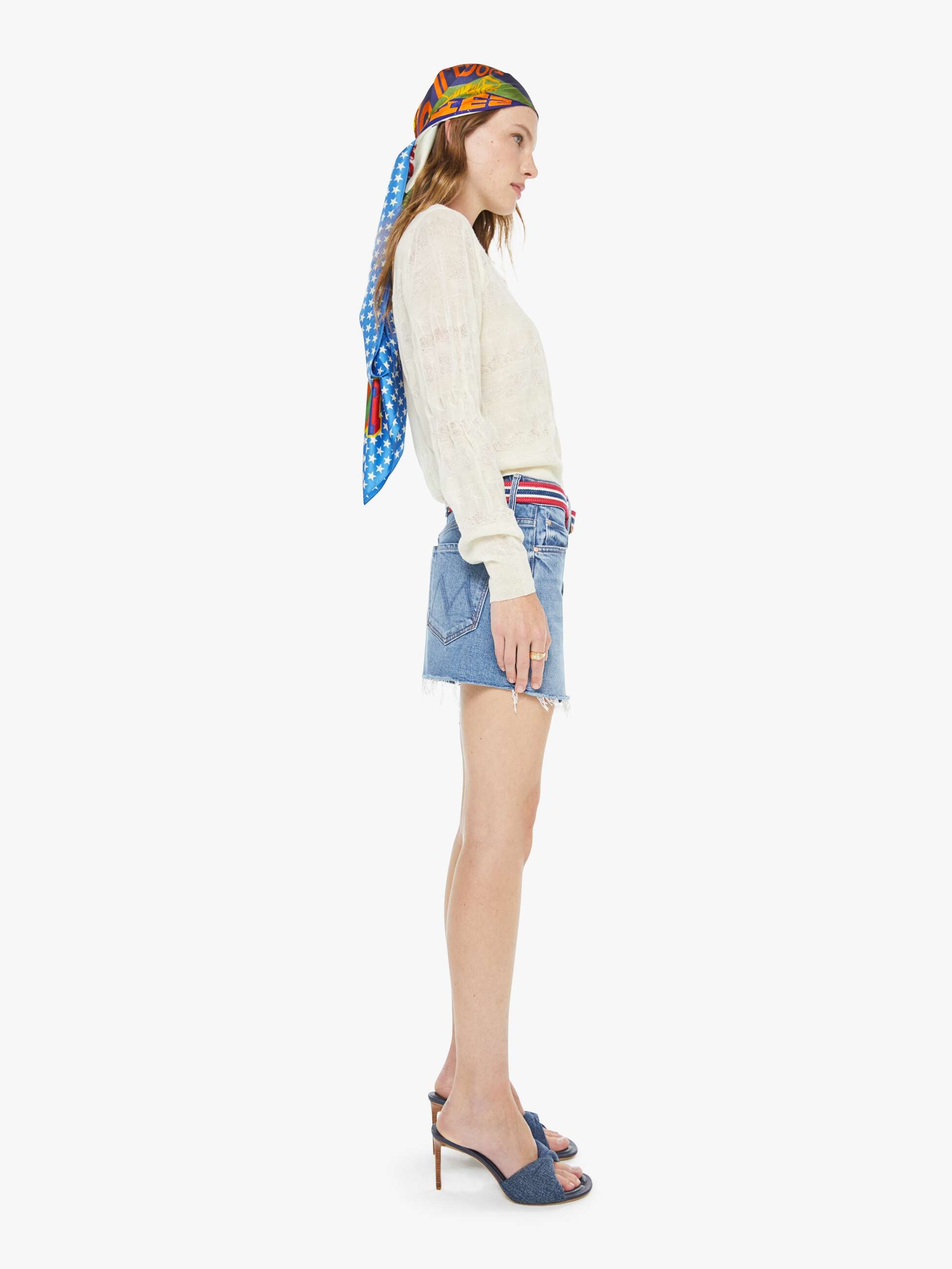 Mother Denim The Ditcher Mini Fray
