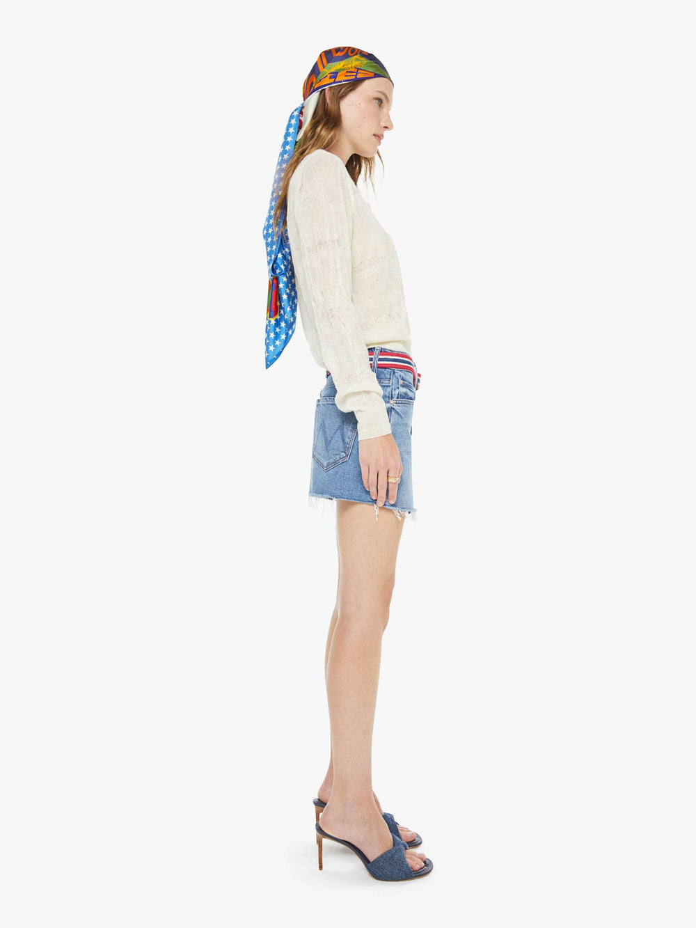 Mother Denim The Ditcher Mini Fray