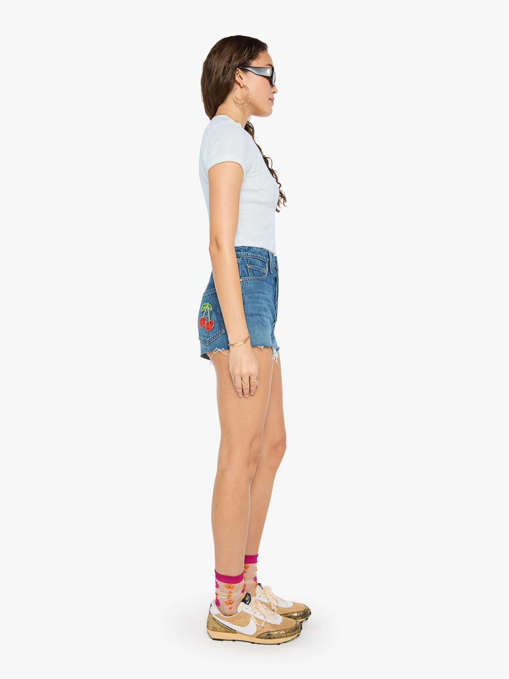 Mother Denim The Tune Up Short Fray