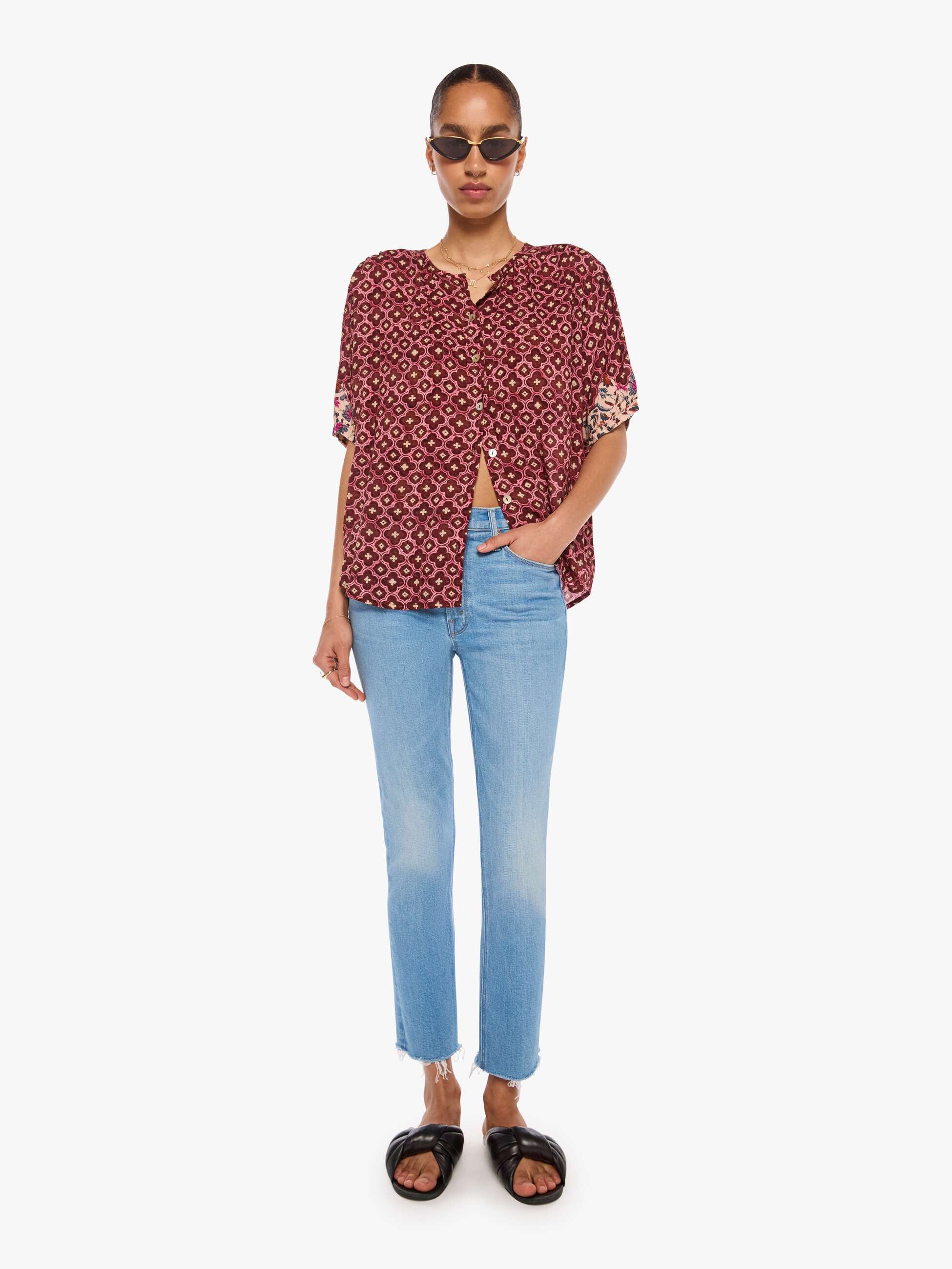 Mother Denim Natalie Martin Violet Top