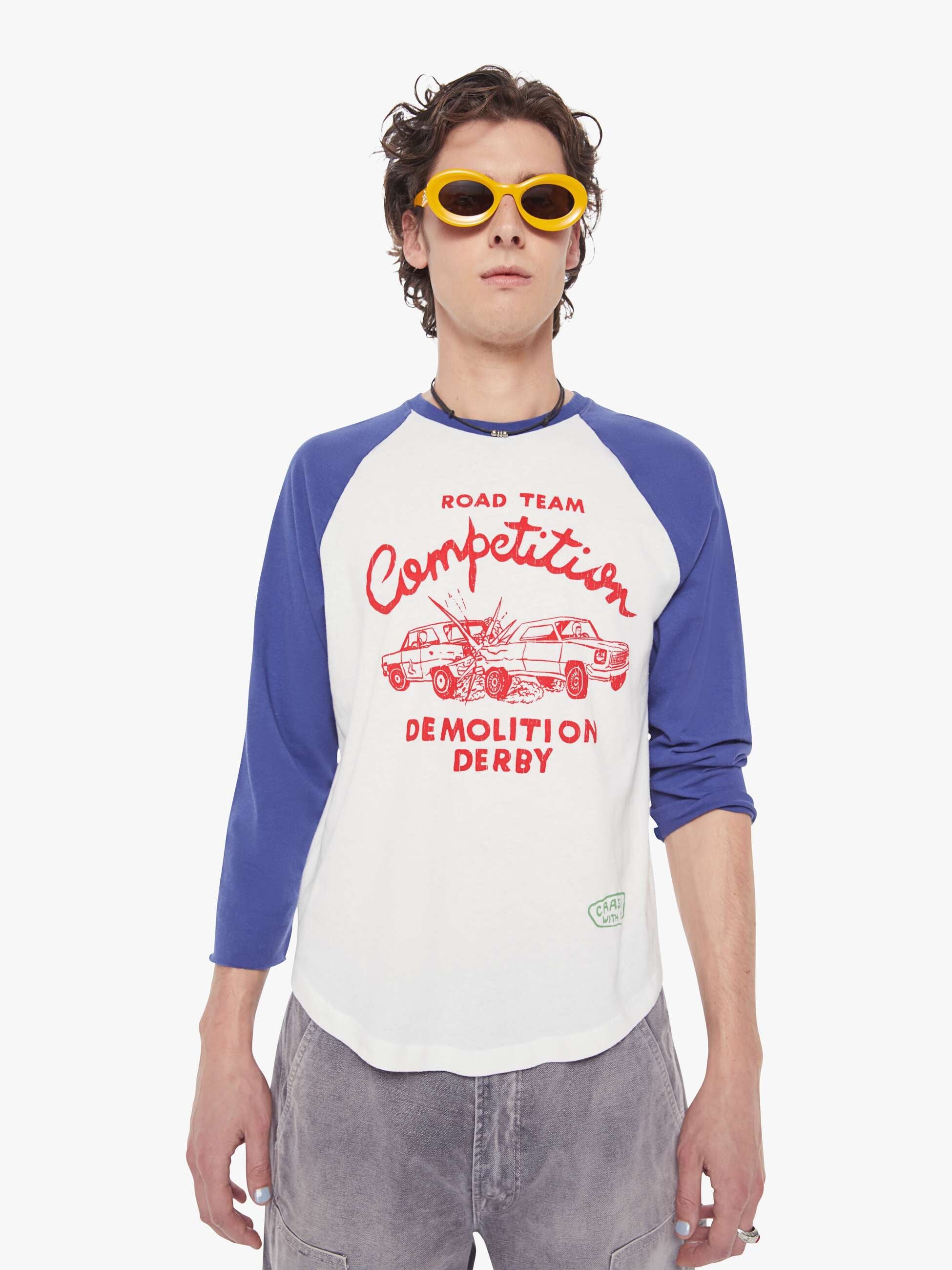 Mother Denim The Slugger 3Qtr Fray