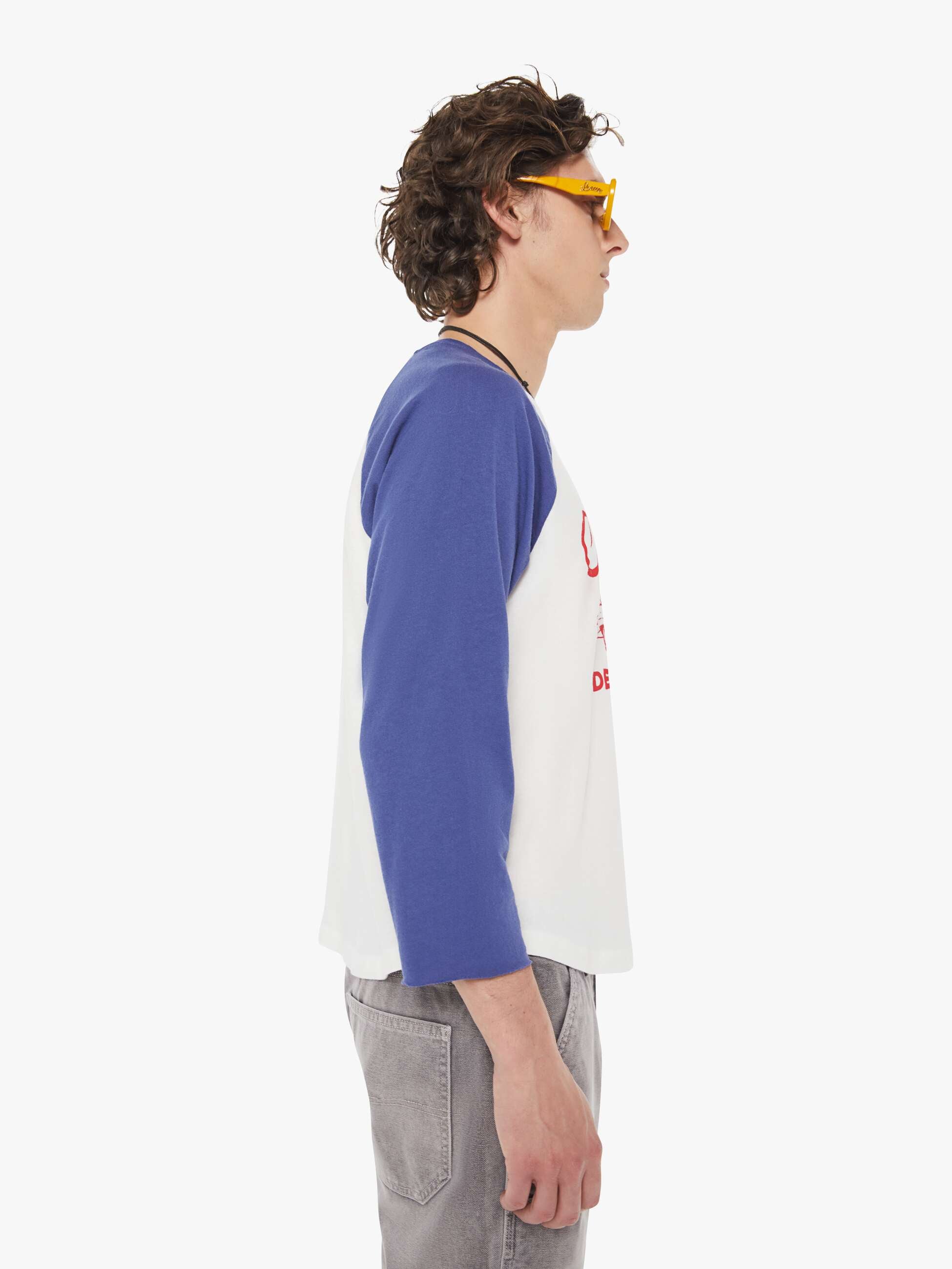Mother Denim The Slugger 3Qtr Fray