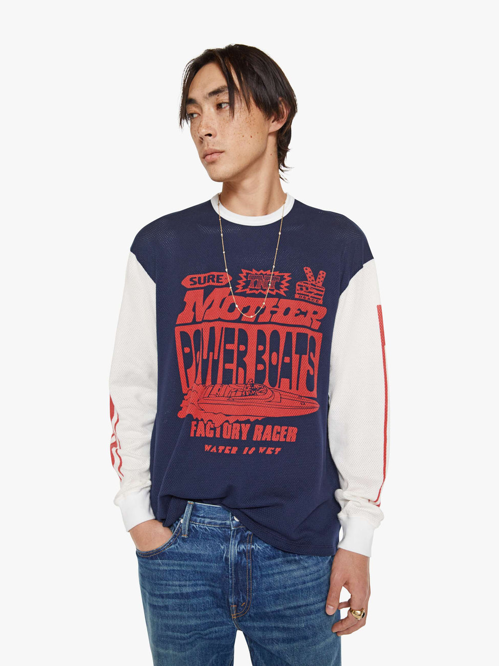 Mother Denim The Long Sleeve Lowdown