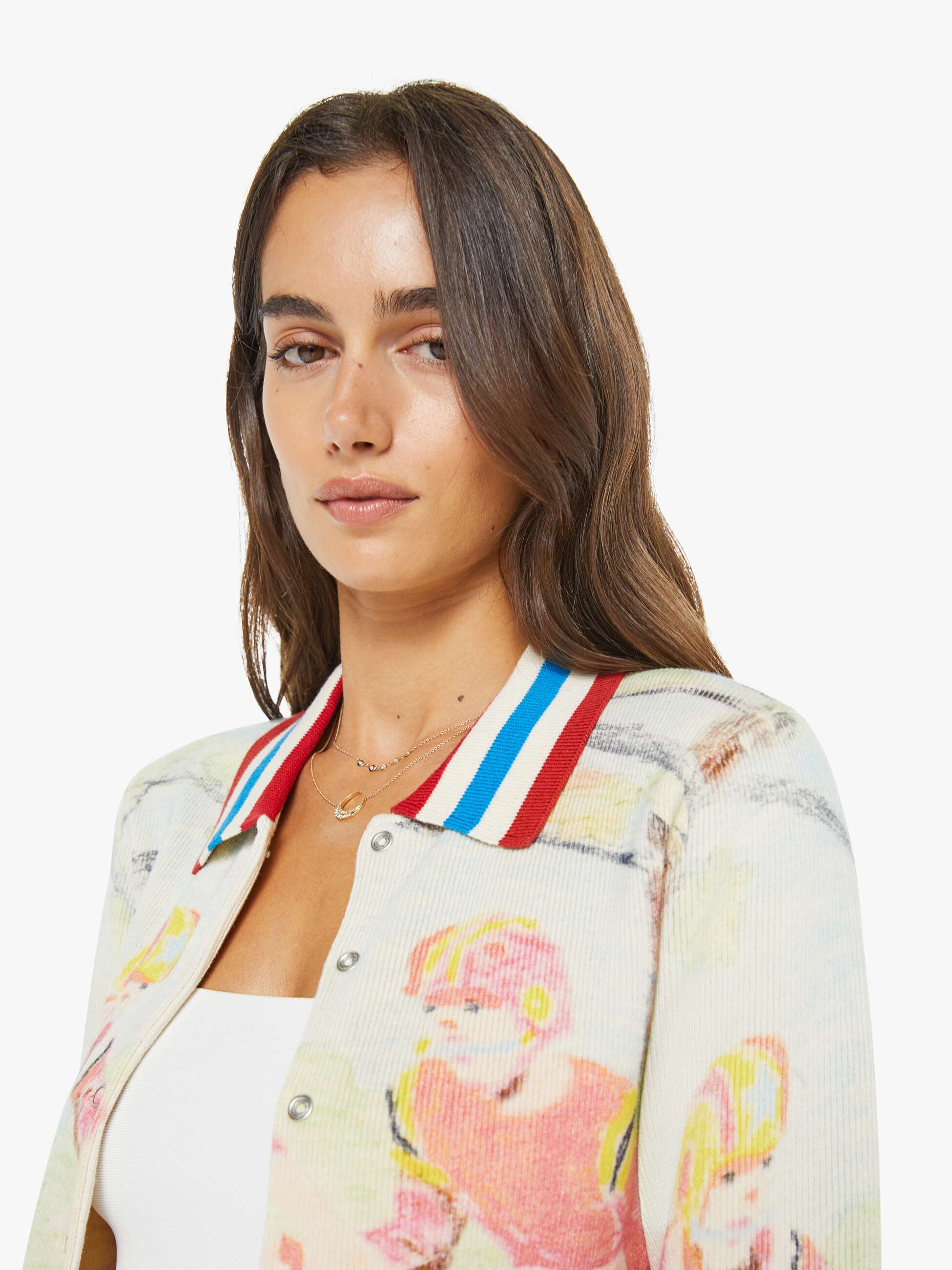 Mother Denim The Slim Raquette Cardigan