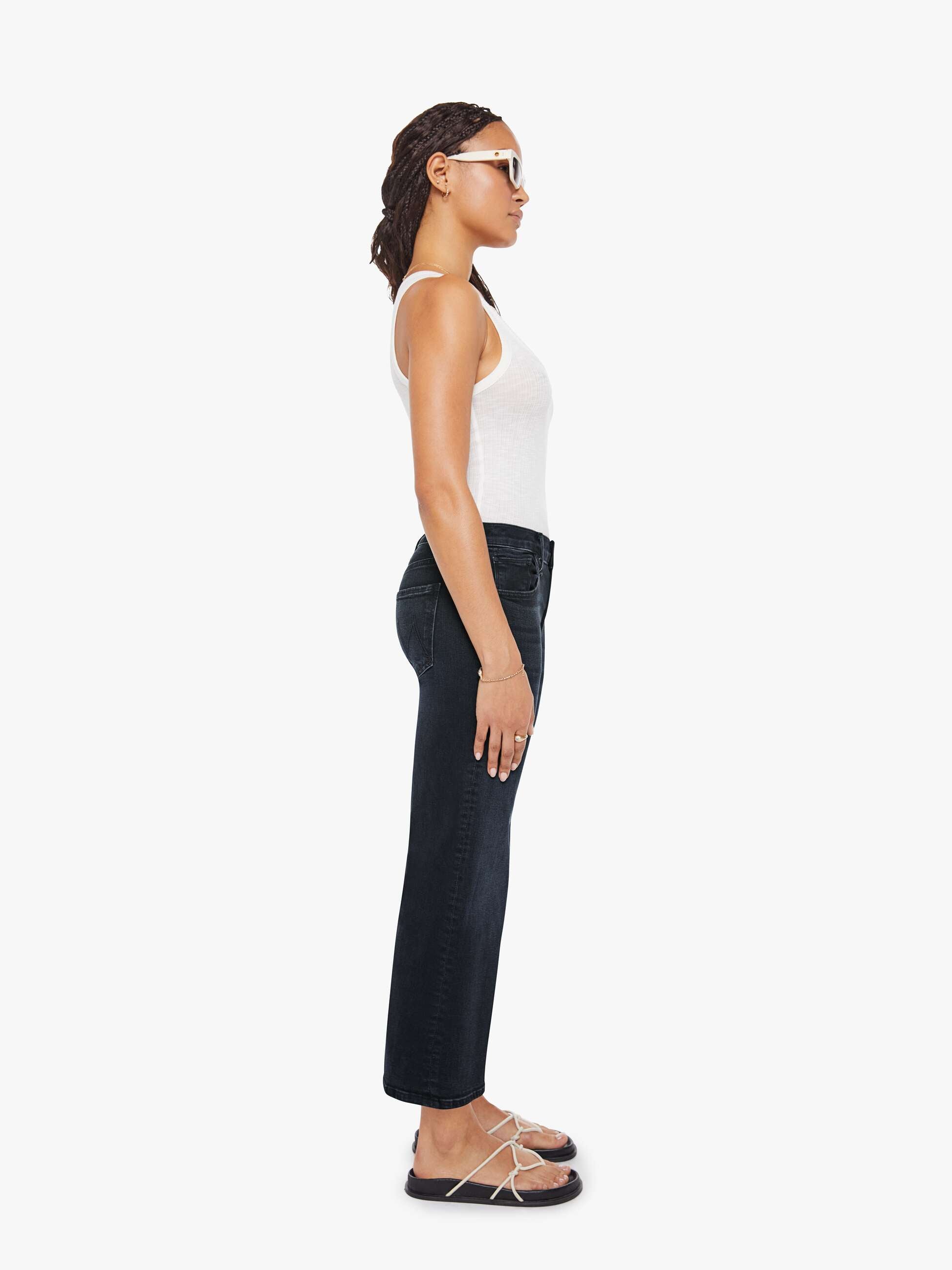 Mother Denim PETITES The Lil Mid Rise Zip Rambler
