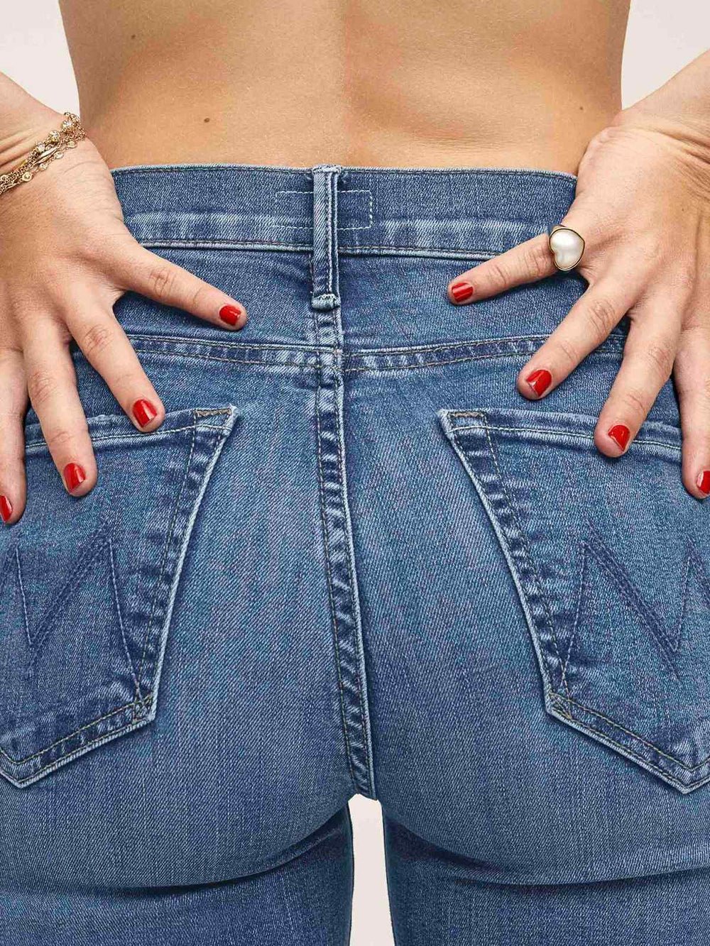 Mother Denim PETITES The Lil Hustler Ankle Fray