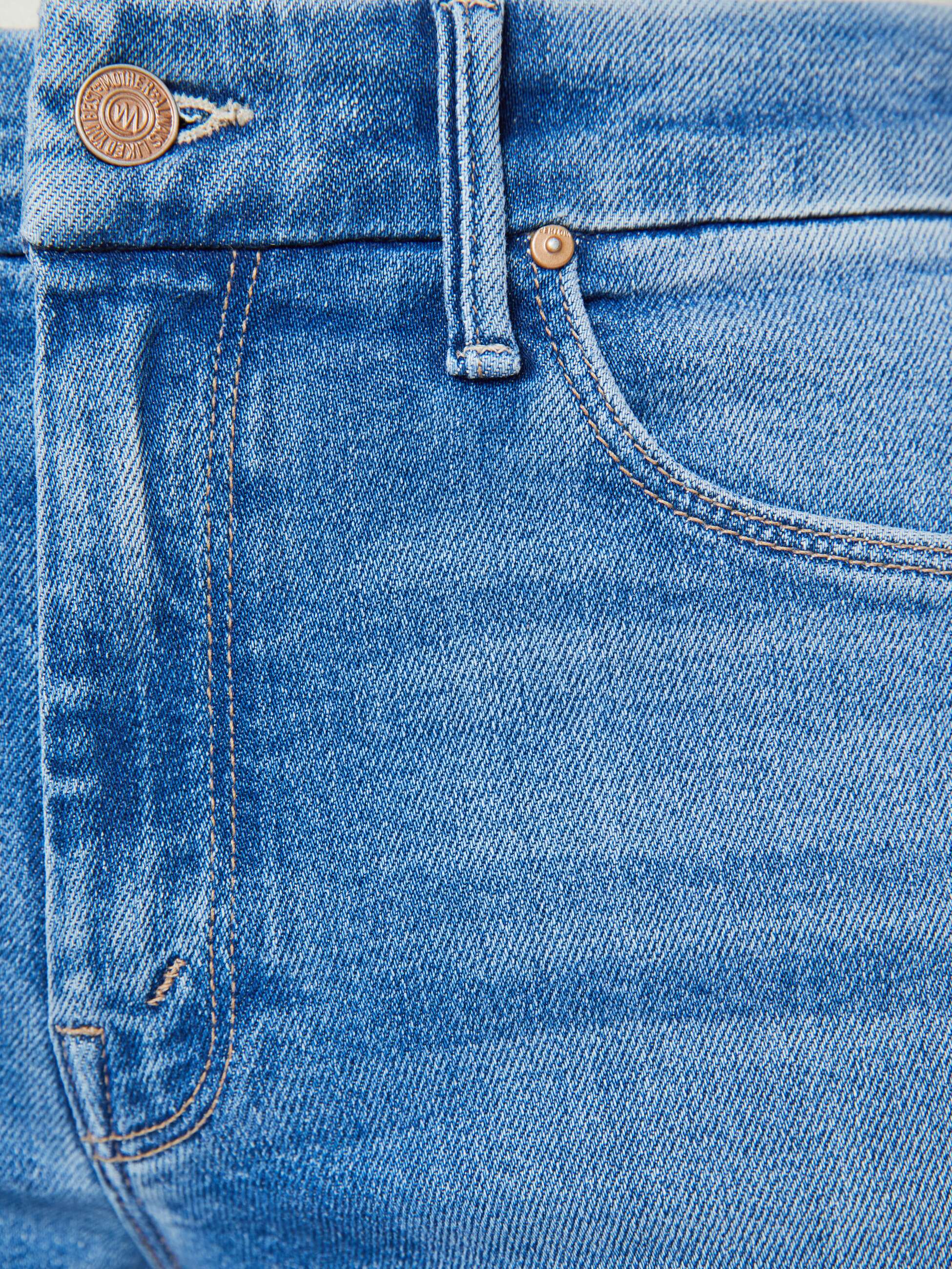 Mother Denim PETITES The Lil Roller Fray