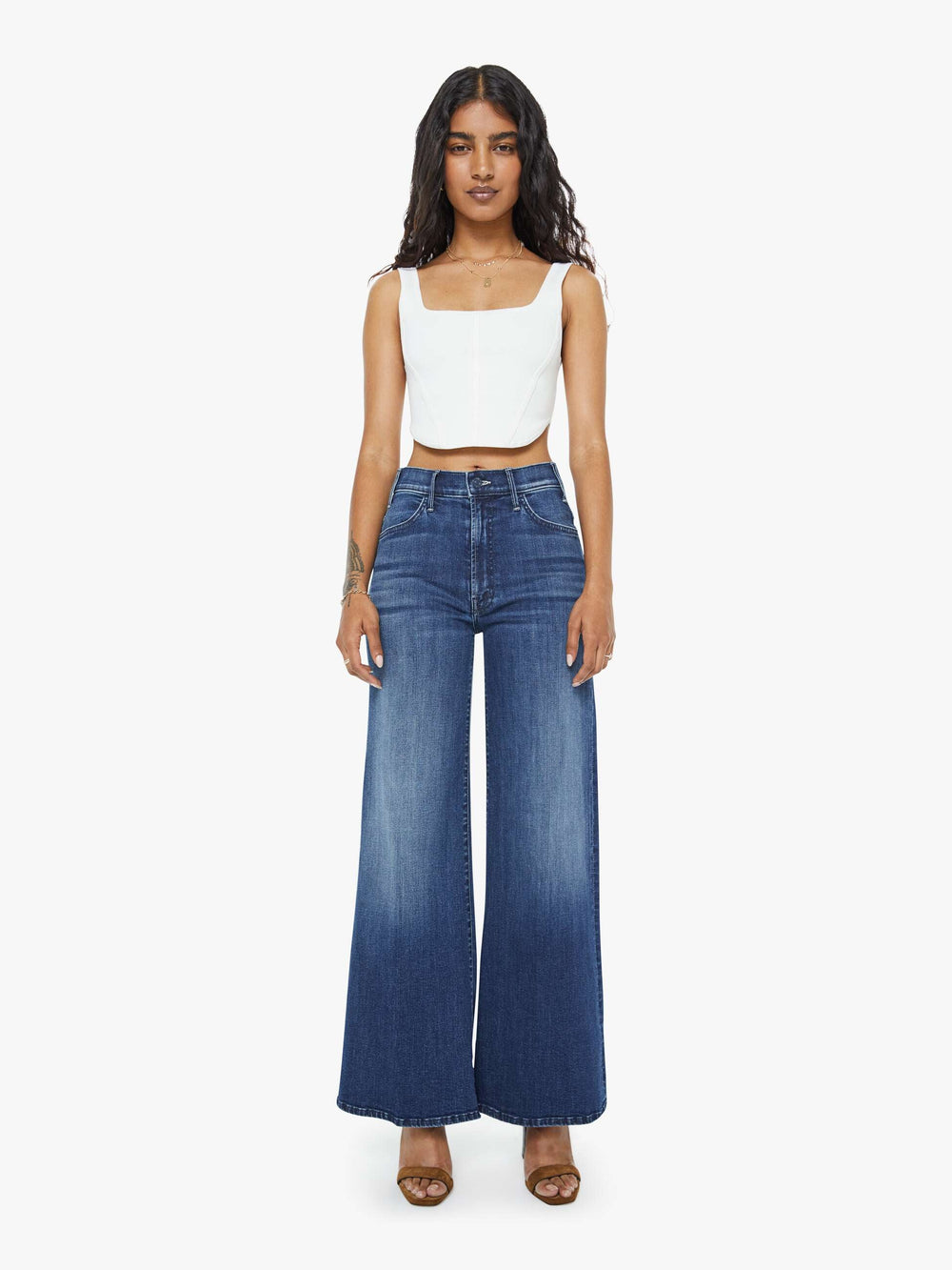 Mother Denim PETITES The Lil Hustler Roller Skimp