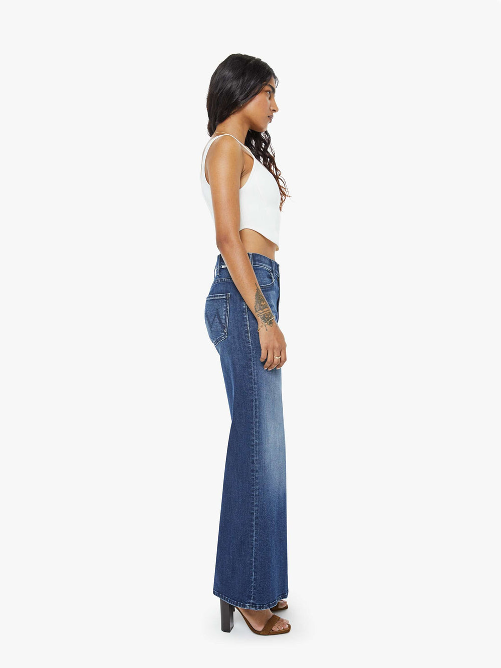 Mother Denim PETITES The Lil Hustler Roller Skimp