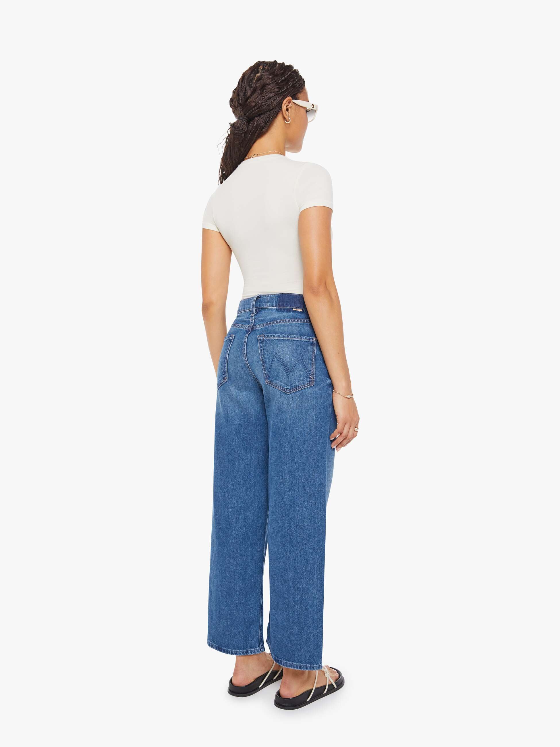 Mother Denim PETITES The Lil Delinquent Nerdy