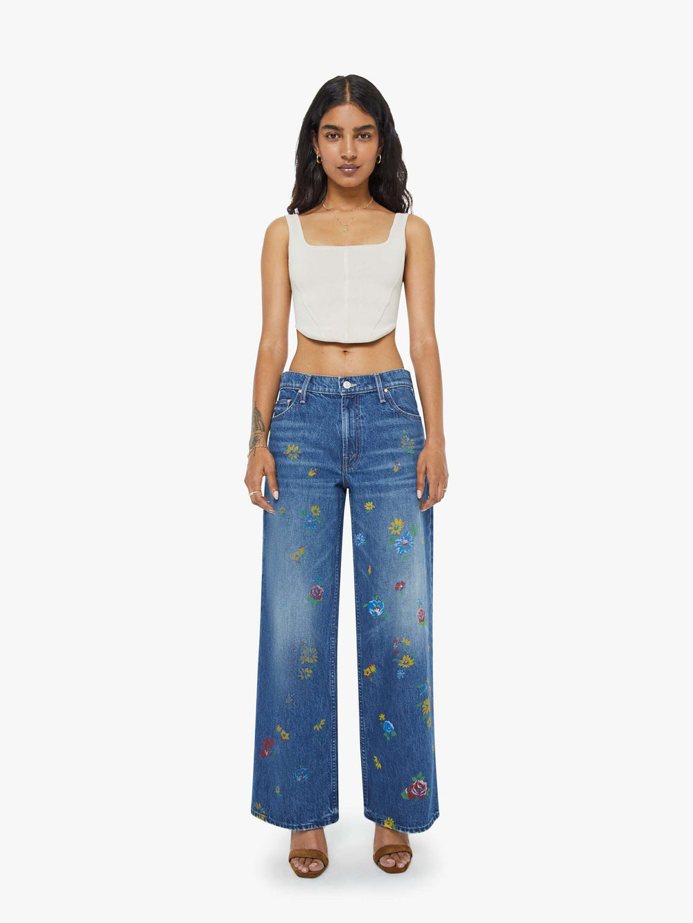 Mother Denim PETITES The Lil Rerun Zip Sneak