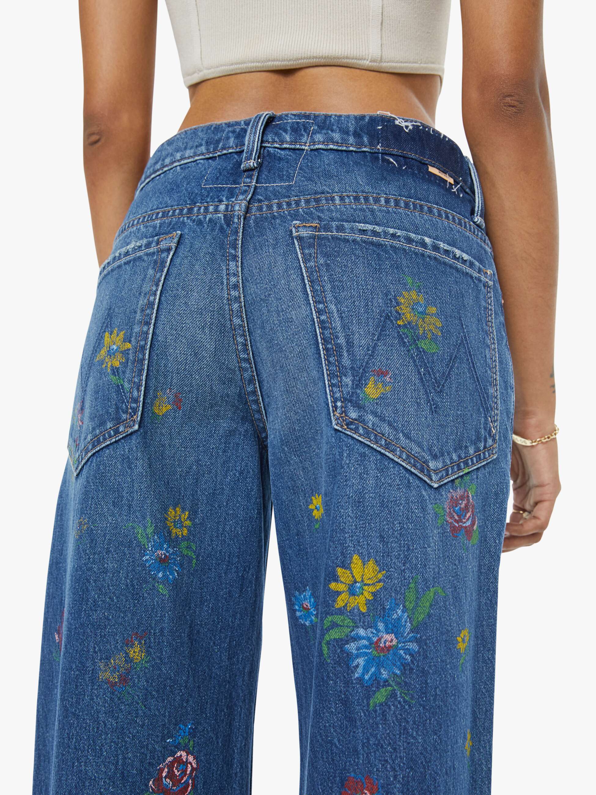 Mother Denim PETITES The Lil Rerun Zip Sneak