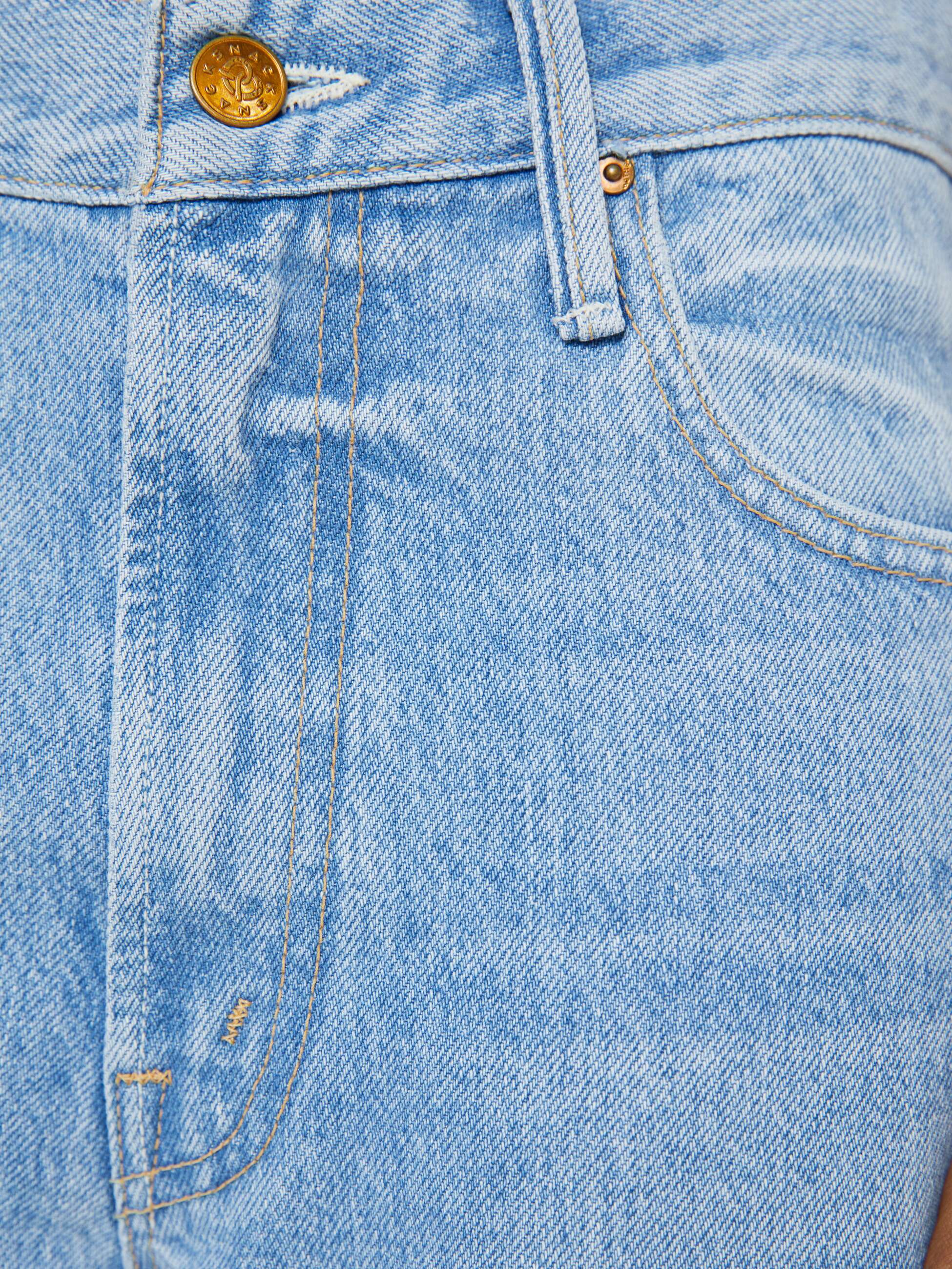 Mother Denim PETITES The Lil Lemon Twist Sneak