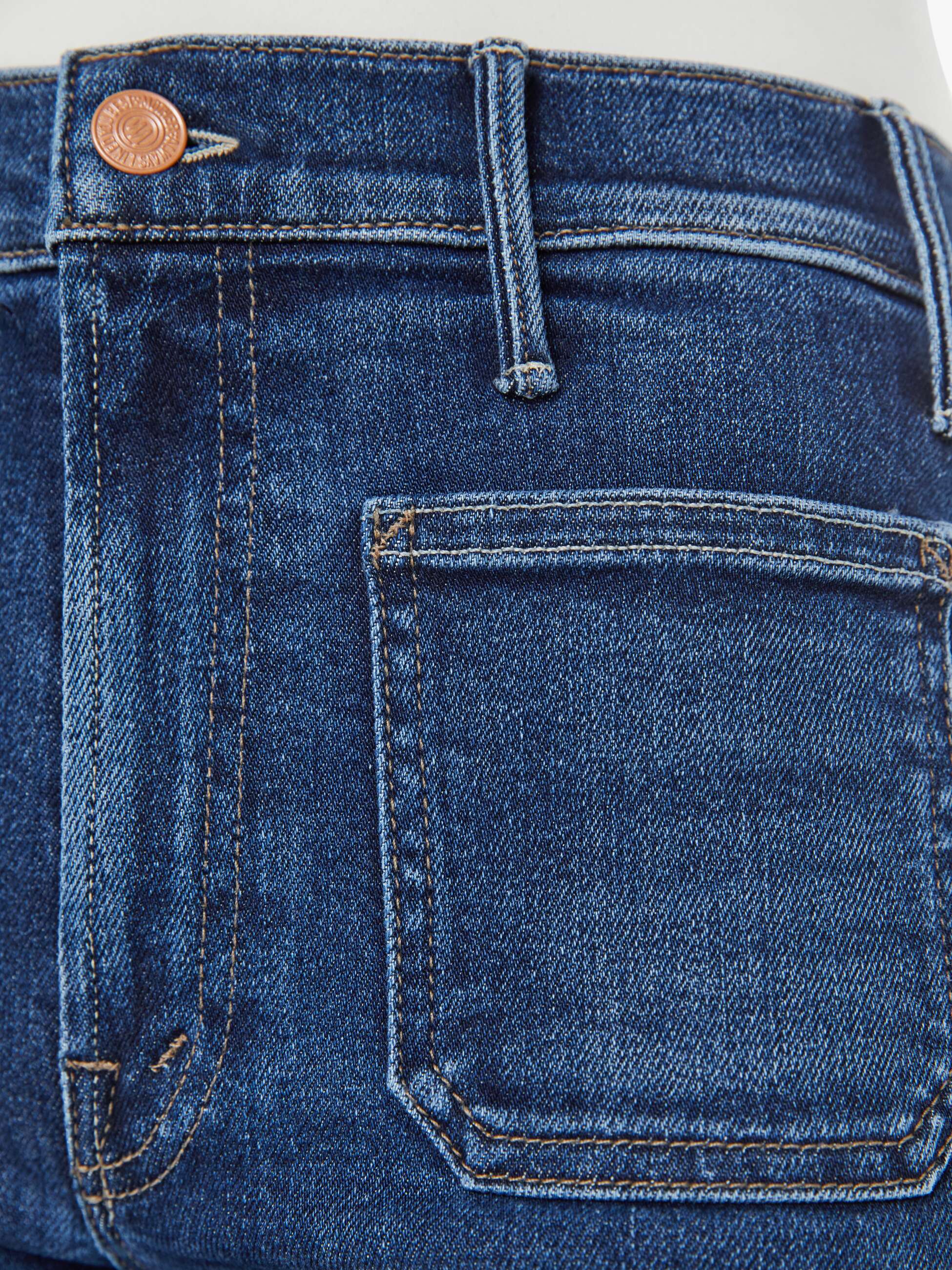 Mother Denim PETITES The Lil Hustler Roller Patch Pocket Skimp