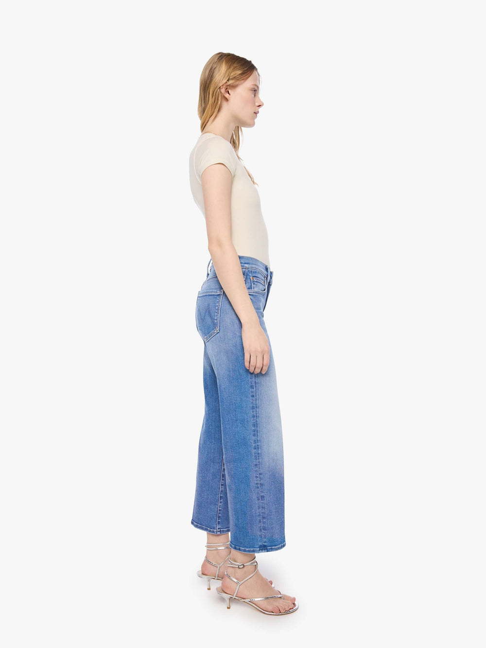 Mother Denim PETITES The Lil Mid Rise Rambler Zip Ankle