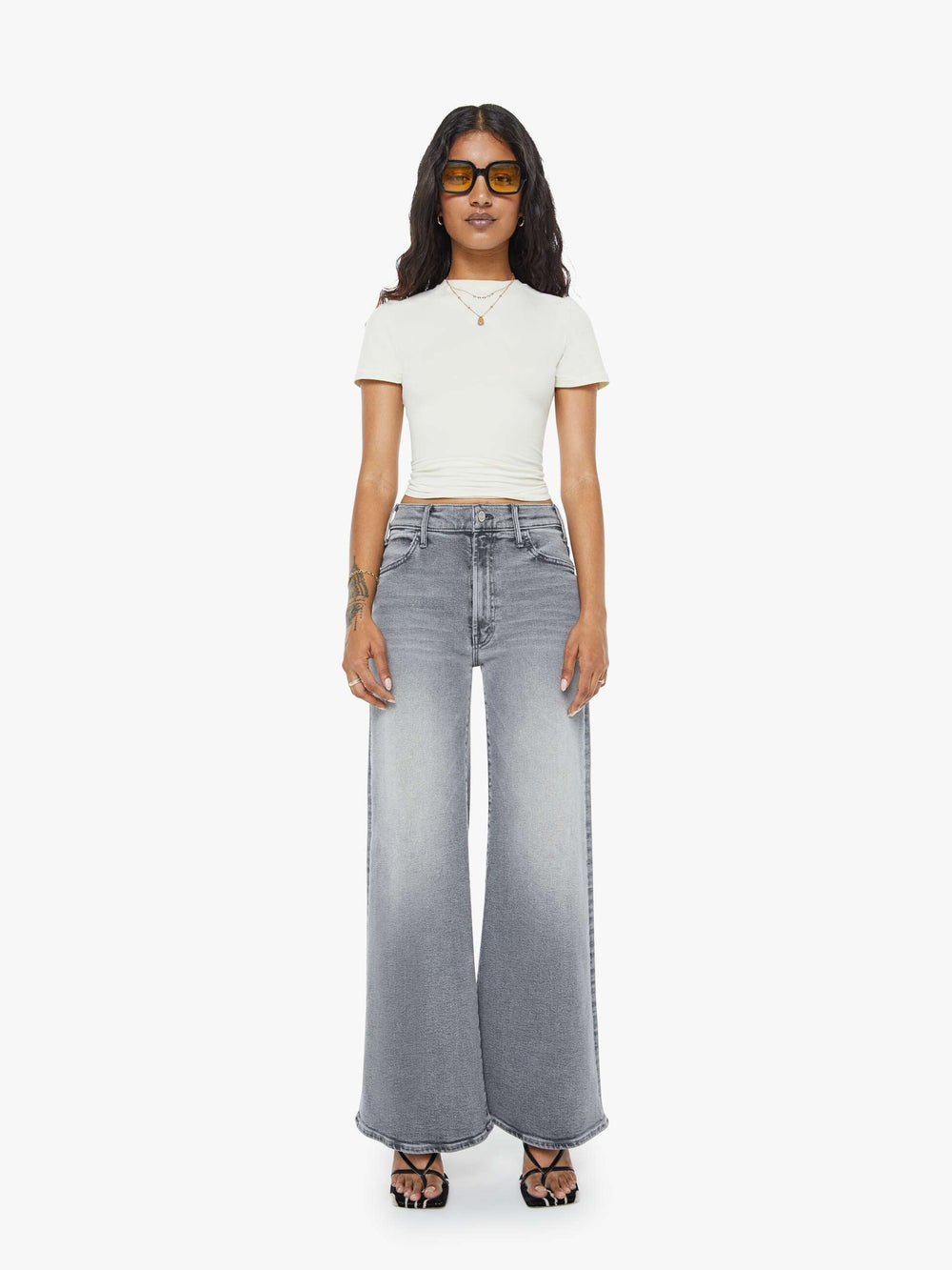 Mother Denim PETITES The Lil Hustler Roller Skimp
