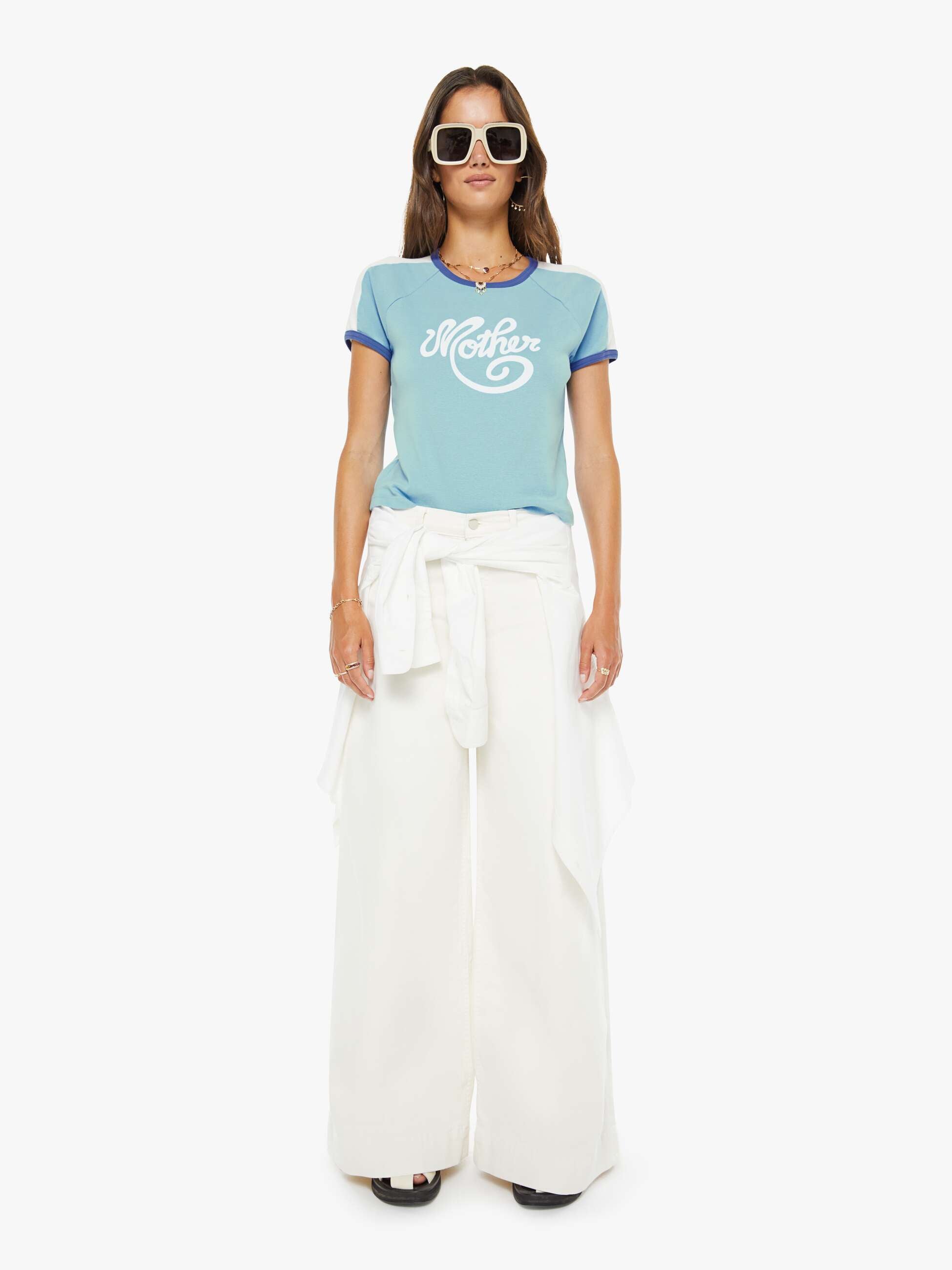 Mother Denim PETITES The Lil Mid Rise Headliner Sneak