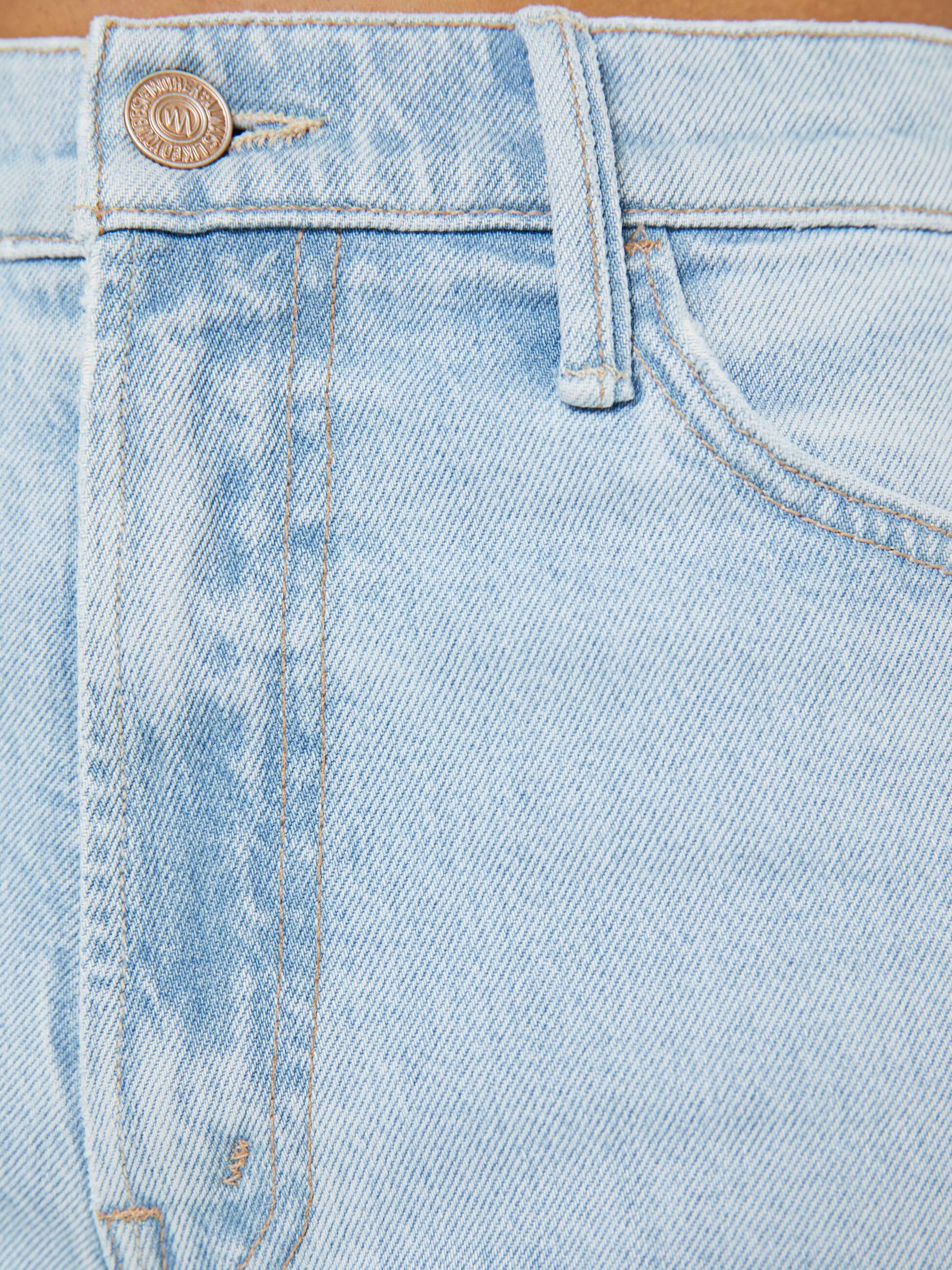 Mother Denim PETITES The Lil Hustler Roller Skimp Fray