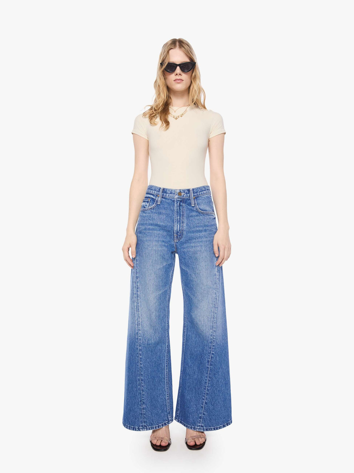 Mother Denim PETITES The Lil Lemon Twist Skimp