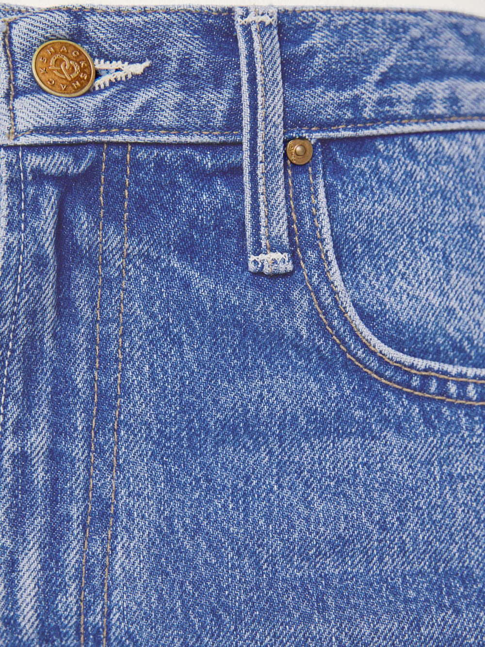 Mother Denim PETITES The Lil Lemon Twist Skimp