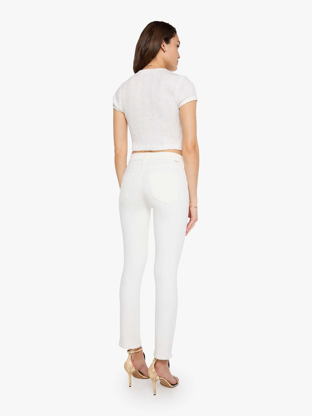 Mother Denim Women's The Mid Rise Dazzler Ankle Fairest of Them All