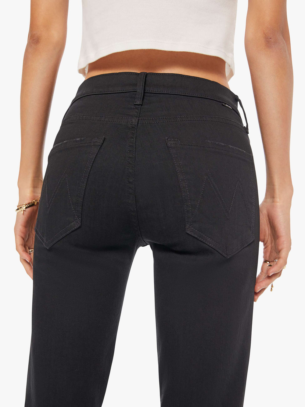 Mother Denim The Mid Rise Dazzler Ankle