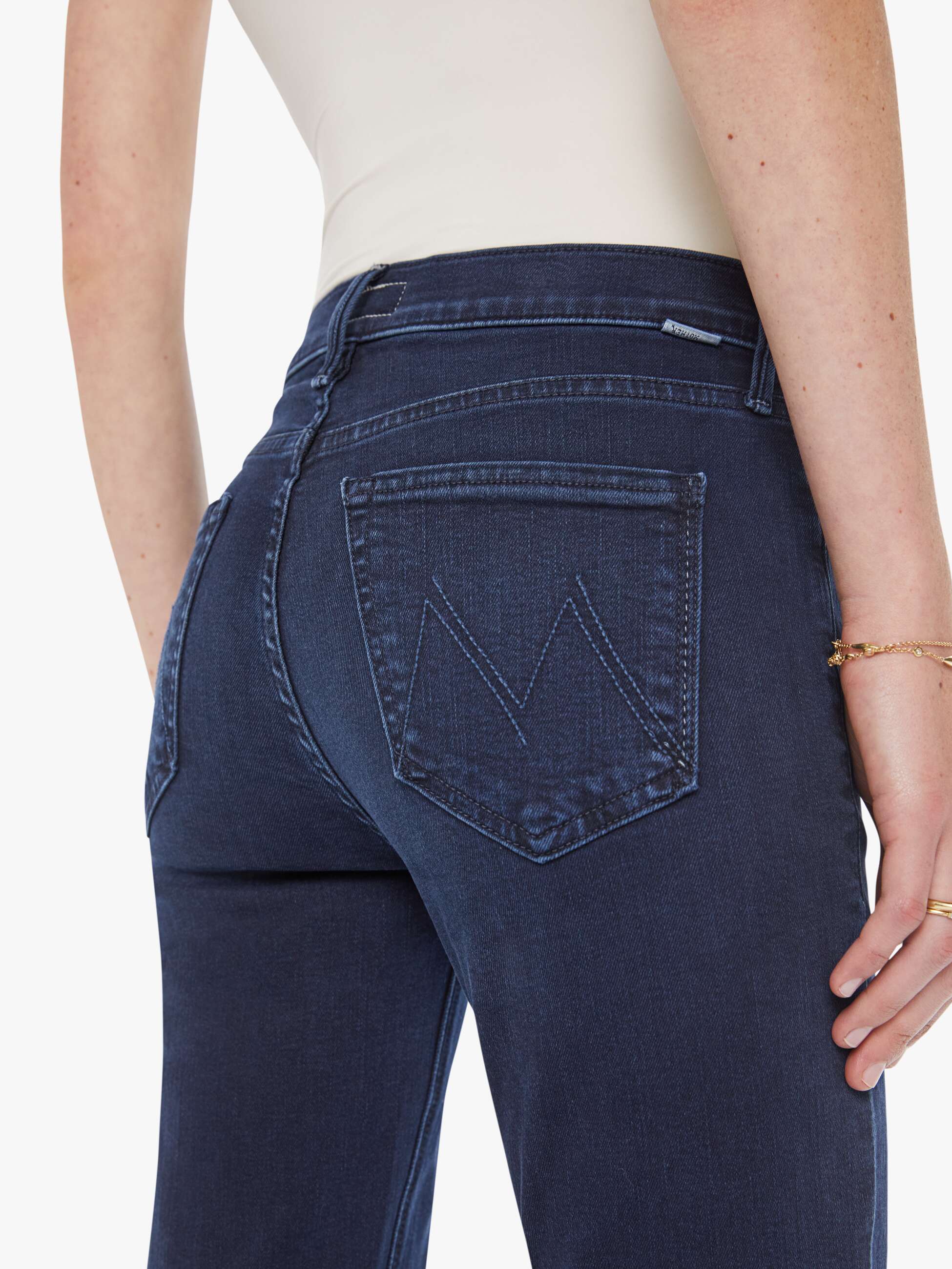 Mother Denim The Mid Rise Dazzler Ankle