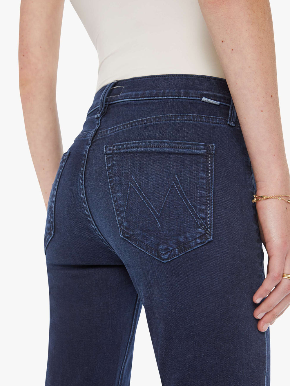Mother Denim The Mid Rise Dazzler Ankle