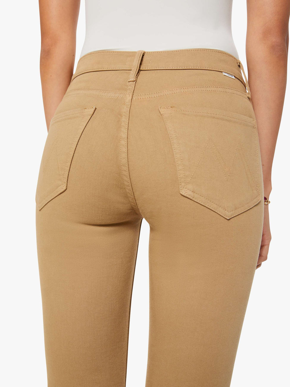 Mother Denim The Mid Rise Dazzler Ankle Fray