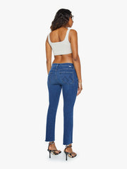 Mother Denim The Mid Rise Dazzler Ankle Fray
