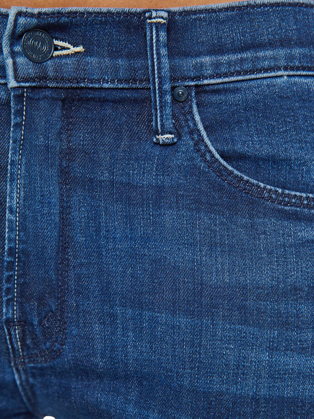 Mother Denim The Mid Rise Dazzler Ankle Fray