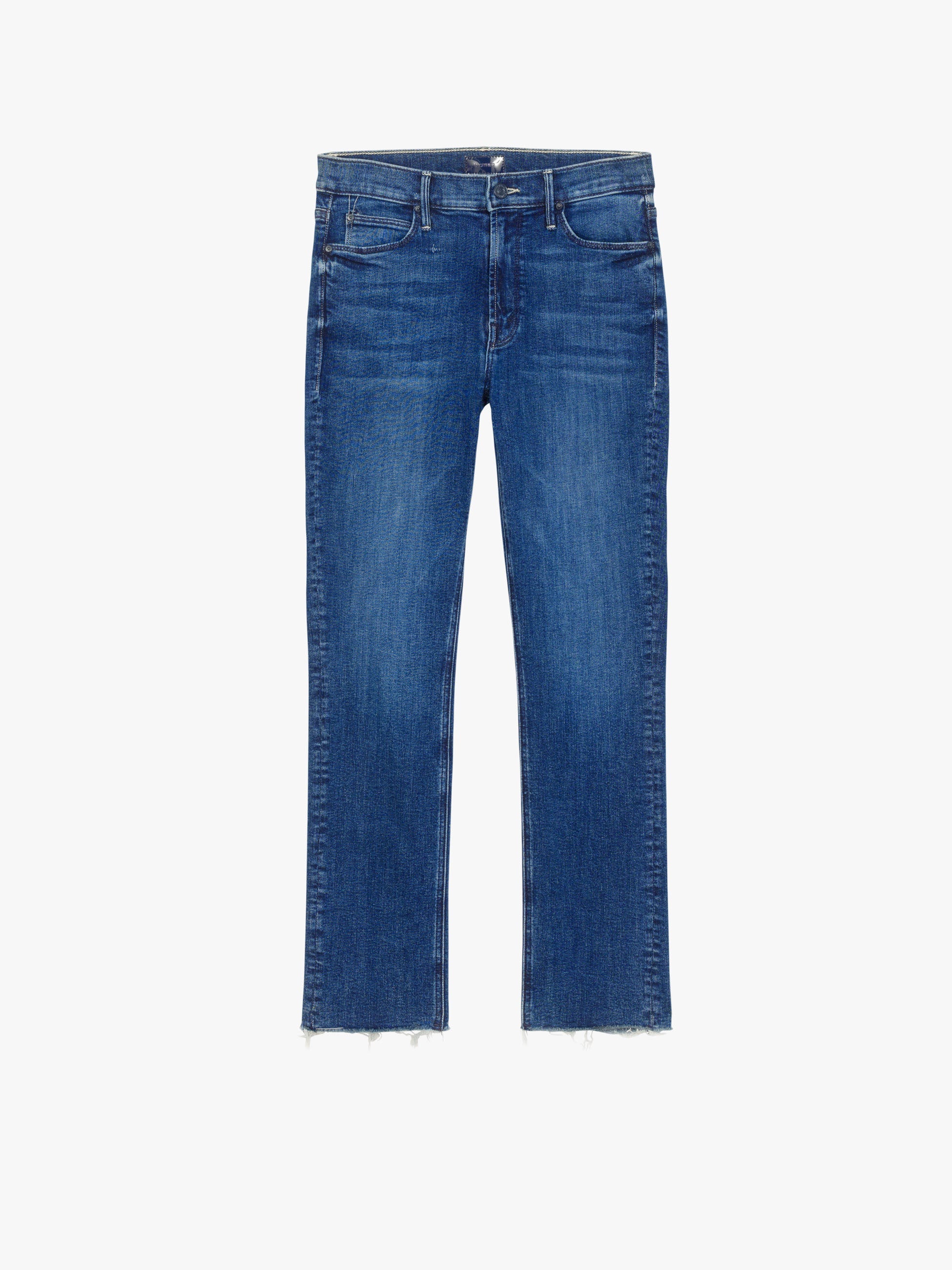 Mother Denim The Mid Rise Dazzler Ankle Fray