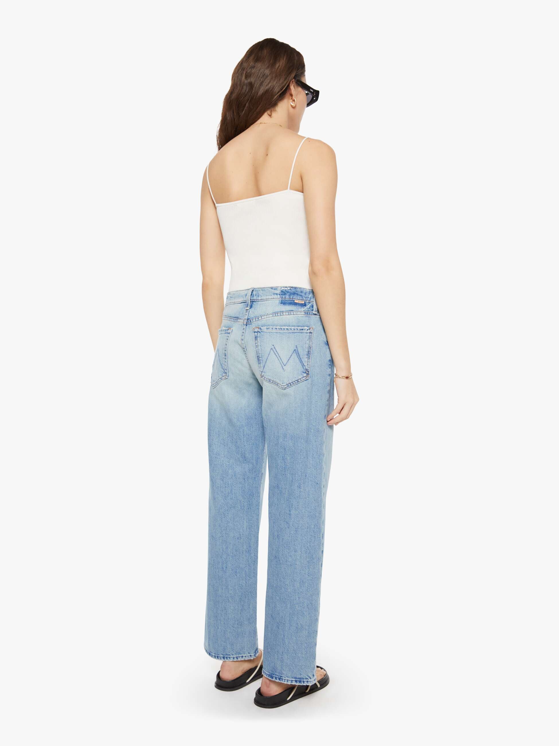Mother Denim The Mid Rise Rambler Zip Skimp