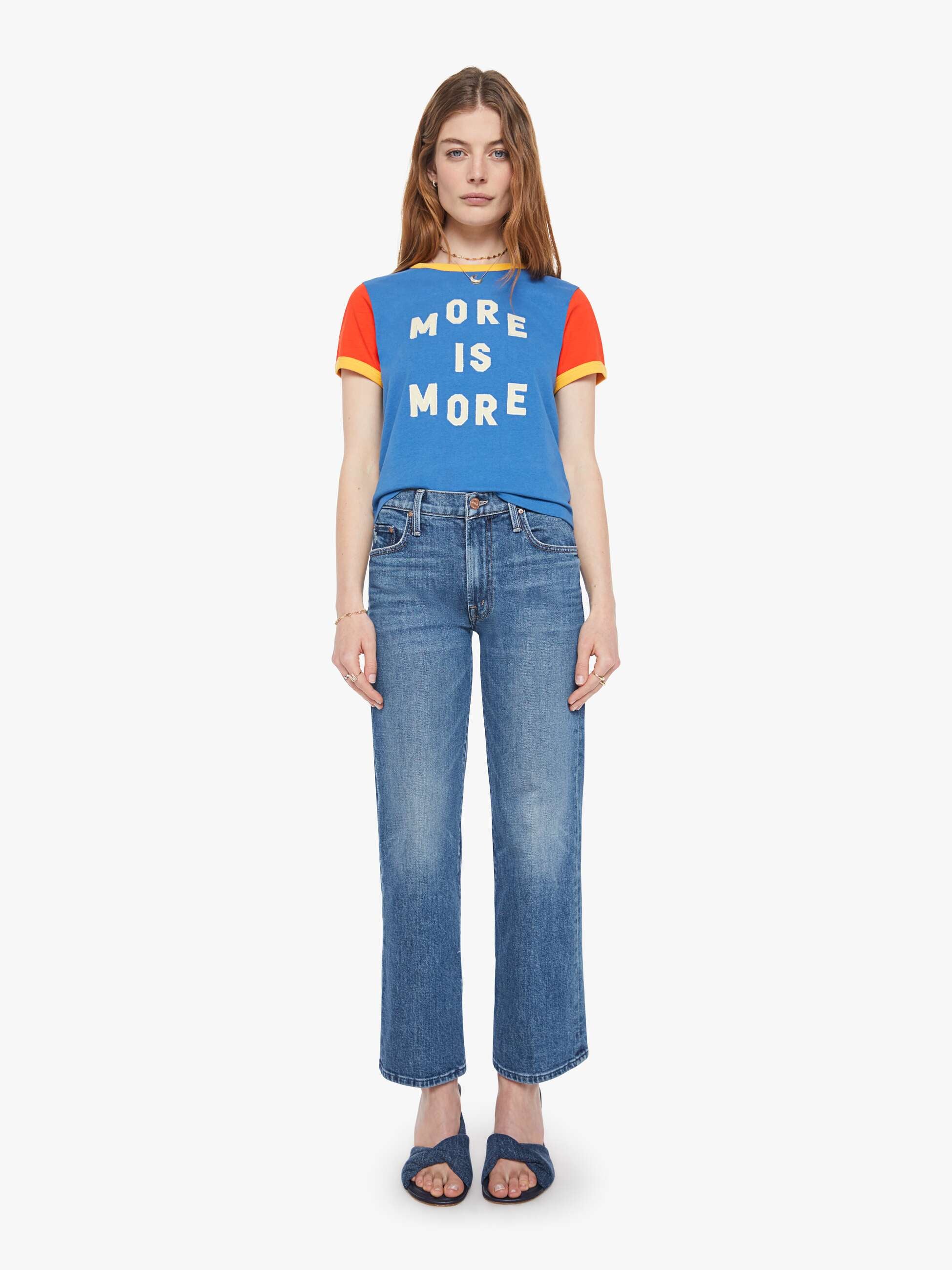 Mother Denim The Mid Rise Rambler Zip Ankle