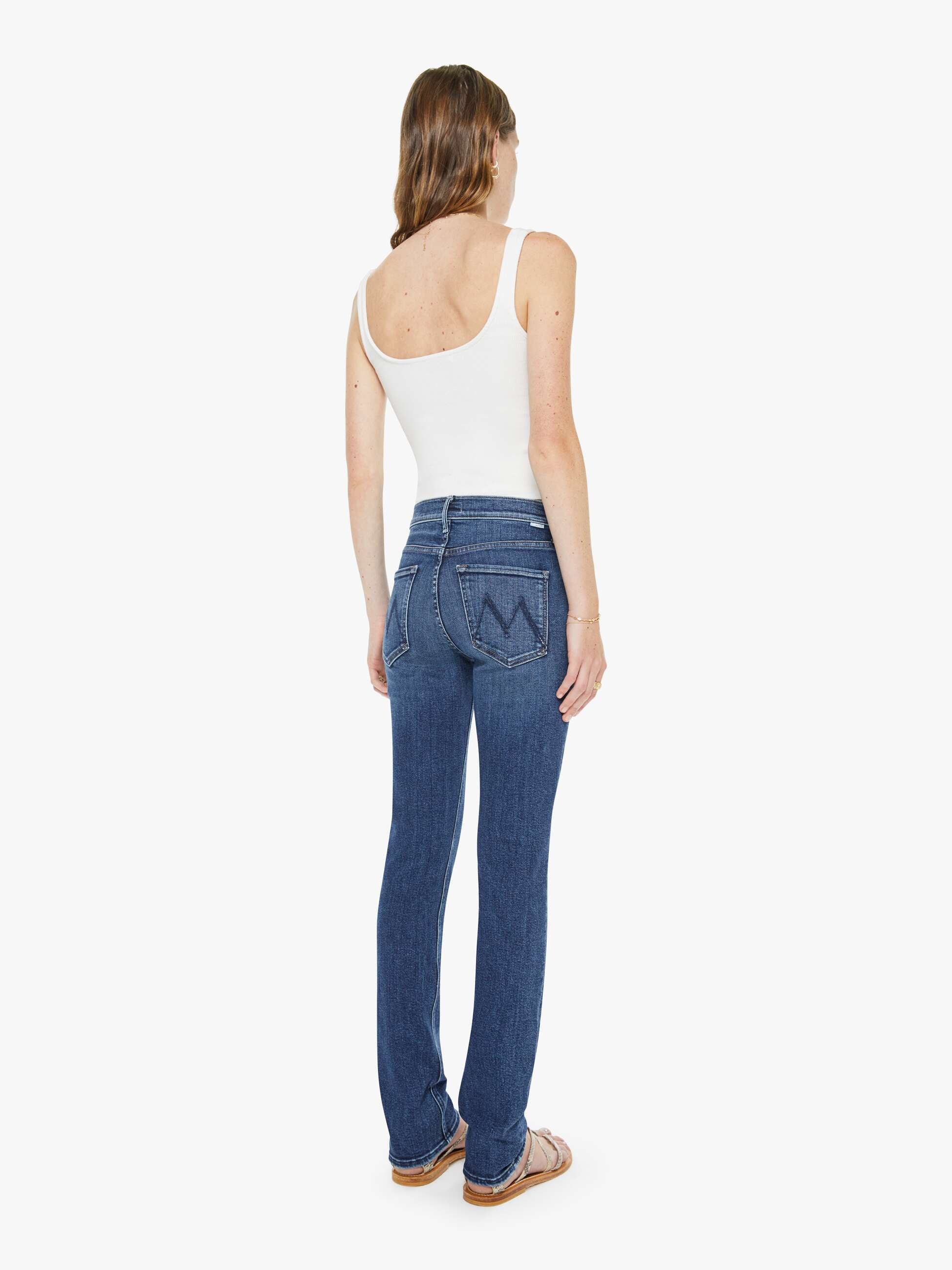 Mother Denim The Mid Rise Dazzler Skimp