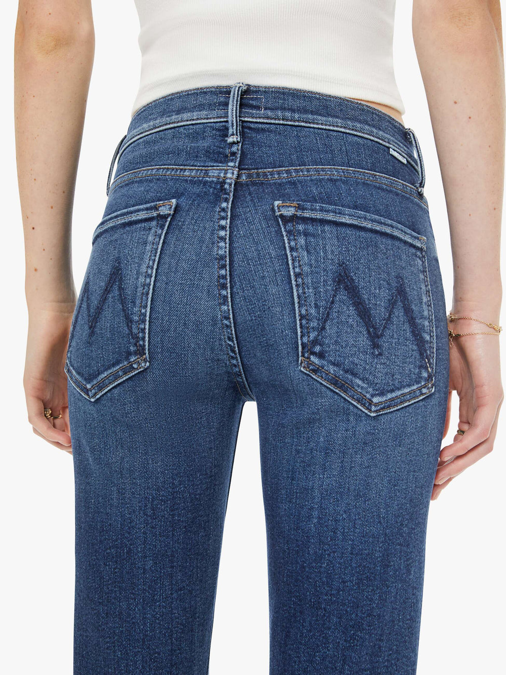 Mother Denim The Mid Rise Dazzler Skimp